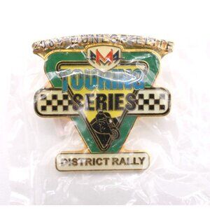 2005 Dunlop Elite Touring Series District Rally Lapel Enamel Motorcycle Biker